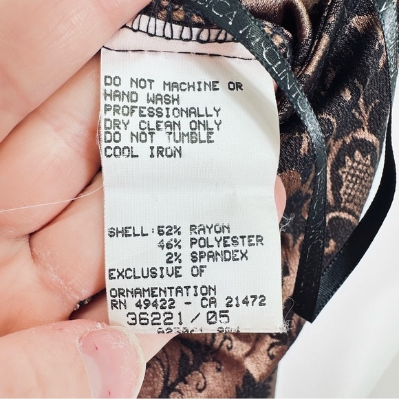 Jessica McClintock for Gunne‎ Sax Vintage Y2K 90s Lace Overlay Mini Dress Size 6 - Picture 7 of 8